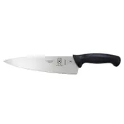 Mercer M22609 Chef Knife, 9" Stamped Steel Blade, Black Santoprene/Polypropylene Handle with Guard 1 image