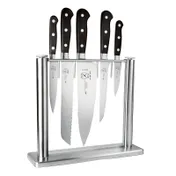 Mercer M23500 Block Set - 5" Utility 8" Bread 8" Chef 6" Boning 3-1/2" Paring German Steel Blades 1 image