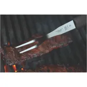 Mercer M23800 Millennia Cooks Fork, 8", 13" Length, Carbon Steel, Plastic Handle, NSF 2 image