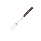 Mercer M26090 Cook's Fork - 7-7/8" Blade, 13-3/8" Length, High Stainless Steel, Rosewood Wood Handle 1 image