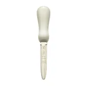 Mercer M33021A Oyster & Clam Knife - Galveston Style 4" Blade, Japanese Steel, White Handle, NSF 1 image