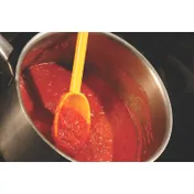 Mercer M33182YL Hell’s Tools Mixing Spoon, 11-7/8" Yellow Nylon Insulated Handle, 430°F, NSF Spoon 2 image