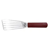 Mercer M33183 Fish Turner 6-1/2"x3" Slotted Blade 11-1/2" Length, Steel, Nylon Grip, 450°F Heat-Resist NSF 1 image