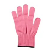 Mercer M33415PKL Size L Pink Cut-Resistant Glove White Cuff, HDPE, ANSI A4, Washable, FDA Approved 1 image