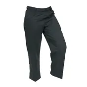 Mercer M60060BKXS Chef Pants X-Small Black, 65/35 Poly-Cotton, Elastic Waist, 3 Pockets, Cuffs 1 image