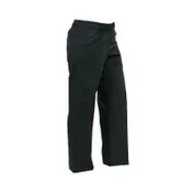 Mercer M61080BKXXS Women’s Chef Pants, Black 100% Cotton Twill, Elastic Waist, Four Pockets, XXS 1 image