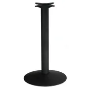 Original Wood Seating BS18R 18" Dia. Stamped Steel Table Base, Black Powder Coat, Dining Height 1 image