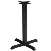 Original Wood Seating BS2222 22x22 Inch Dining Height Stamped Steel Table Base, Black Powder Coat Finish 1 image