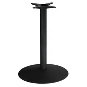 Original Wood Seating BS22R 22" Dia. Stamped Steel Table Base, Dining Height, Black Powder Coat Finish 1 image