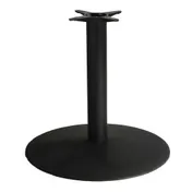 Original Wood Seating BS30R 30" Dia. Stamped Steel Table Base, Dining Height, Black Powder Coat Finish 1 image