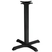 Original Wood Seating BS3636 36x36 Inch Dining Height Stamped Steel Table Base, Black Powder Coat Finish 1 image