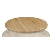 Atlanta Booth & Chair 3DL24R 24"Dia. Round Thermolaminate Table Top, Wood Edge, 1-1/8"H 1 image