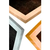Atlanta Booth & Chair LTWP4242 42x42 Laminated Square Table Top, 1in Core, Solid Wood Waterfall Edge 1 image