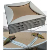 Atlanta Booth & Chair PTVP2460 Rectangular Padded Table Top, 24x60, Vinyl Wrapped on 1 Particle Board 1 image