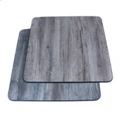 Klinger's Trading GKO2442 24x42 Rectangular Reversible Gray/Knotty Oak Laminate Table Top 1 image
