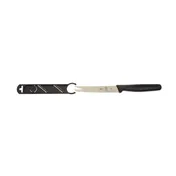 Mercer M33930B Bar Knife - 4¼" Wavy Edge, 2-Tine End, Slide-On Guard, Steel Blade, PP Handle, NSF 1 image