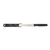 Mercer M33933B Bar Knife - 4" Edge, Pointed Tip, Guard, Japanese Steel Blade, PP Handle, NSF 1 image
