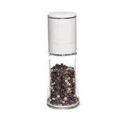 Browne USA 74783101 CUISIPRO Grinder White 5.25in, 2x2x5in, Stainless Steel & Glass 1 image