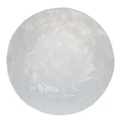 Steelite 6535B434 1.5 Qt White Powder Finish Glass Serving Bowl, 10.25" Round, 6/Case 1 image