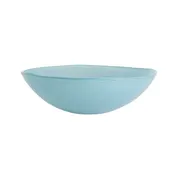 Steelite GS196640 Mid Modern 2.25 Qt Round Glass Serving Bowl, Dusk Blue, 10.13" x 3.375", Sold per Case 1 image