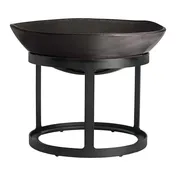 Steelite GS196641 Mid Modern Round Glass Serving Bowl, 2.25 Qt, 10.13" Diameter, Dark Grey, 65-96 Oz, Sold per Case 2 image
