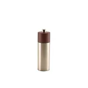 Steelite GWSPHNY15 6.0" Salt & Pepper Mill, Dark Wood & Stainless Steel, Genware Style, 6/Case 1 image
