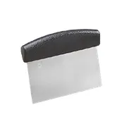 American Metalcraft DSP6705 Dough Cutter/Scraper, 6" Stainless Blade, 4-1/2" High, Handle, Corner 1 image