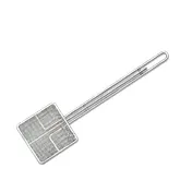 American Metalcraft SKS514 Skimmer - 5" Fine-Mesh Bowl, Nickel-Plated Steel, 14" Handle, 19" Length 1 image
