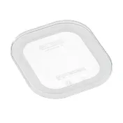 Carlisle 91812 Araven GN 1/6 Square Silicone Lid, Clear, Airtight, -40°F to 392°F, HACCP Compliant 1 image