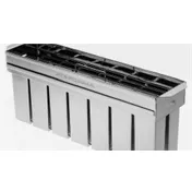 Finamac CUBO 220 ML-10 Ice Cream Mold - 10-Cavity, 220 ml Each, Commercial Ice Pop Production 1 image