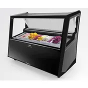 Finamac VISTA 16 Ice Cream Freezer - 10 x 5-L Heated Glass Pans, 208-240V 1.5 kW, 30% Sales Boost 1 image