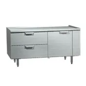 La Rosa Refrigeration 3350-RF 49" 2 Drawers Freezer Chef Base, Marine Edge, (2) 12 x 20 pans 1 image
