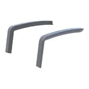 Grosfillex US416289 Sunset Armrest, aluminum, power washable 1 image