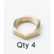 T&S Brass 002954-45M Brass Lock Nuts 1 image