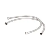 T&S Brass B-1100-KIT 24" Inlet Supply Hoses (3/8" Compression x 1/2" NPSM Female) 1 image