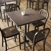 Flash Furniture GSF-003-36X36-DKBRN-GG Wood Table Top 2 image