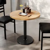 Flash Furniture GSF-RD30-NAT-TR18-GG 30 Round Butcher Block Wood Table Top Natural Beech 2 image