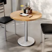Flash Furniture GSF-RD30-NAT-TR18S-GG 30" Round Beech Wood Table Top, Natural Finish, 29-1/2"H 2 image