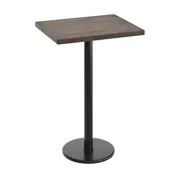 Flash Furniture GSF-REC2430-DKBRN-TR18B-GG 24x30 Rectangular Butcher Block Wood Table Top, Dark Brown, 18 Bar Height 1 image