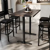 Flash Furniture GSF-REC3048-DKBRN-T0522B-GG 30x48 Rectangular Butcher Block Wood Table Top, Dark Brown, Beech Wood 2 image