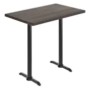 Flash Furniture GSF-REC3048-DKBRN-T0522B-GG 30x48 Rectangular Butcher Block Wood Table Top, Dark Brown, Beech Wood 1 image