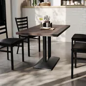 Flash Furniture GSF-REC3048-DKBRN-TB002B-GG 30x48 Rectangular Beech Wood Butcher Block Table Top, Dark Brown, 29.5H 2 image
