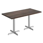 Flash Furniture GSF-REC3060-DKBRN-T2222S-GG 30x60 Rectangular Beech Wood Butcher Block Table Top 1 image