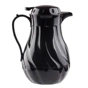 TableCraft Products 1001301 Coffee Decanter, 20 oz, Black, Triple-Wall Insulation, Swirl Design 1 image