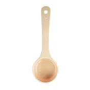 TableCraft 10646 Portion Control Spoon, 3 oz, 8.125" x 2.75" x 1.25", Polycarbonate Beige, NSF 1 image