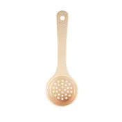 TableCraft Products 10647 Portion Control Spoon, 3 oz Perforated, 8.125" Length, Polycarbonate Beige 1 image
