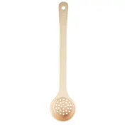 TableCraft Products 10649 Portion Spoon, 3 Oz Perforated, Beige Plastic, 12.375"x2.75"x1.25",NSF 1 image