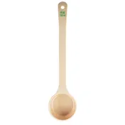 TableCraft 10652 Portion Control Spoon, 4 oz, 12.625" x 3" x 1.5", Solid Polycarbonate, Beige 1 image