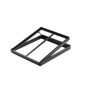 TableCraft 11447 - Black Steel Crate Stand, 11-1/2" x 13-1/2" x 4-1/5", Fits Gastronorm Crates 1 image
