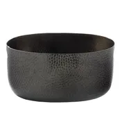 TableCraft 11570 Crackle Beverage Tub, 2.5-Gallon, 15.25" x 10.75" x 7.5", Aluminum, Black Powder-Coated 1 image